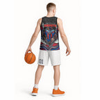 Newcastle Knights Basketball Jersey The Scream of Lightning Eyes - Indigenous Dot Ripping Effect