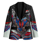 Newcastle Knights Blazer The Scream of Lightning Eyes - Indigenous Dot Ripping Effect