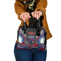 Newcastle Knights Shoulder Handbag The Scream of Lightning Eyes - Indigenous Dot Ripping Effect