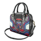 Newcastle Knights Shoulder Handbag The Scream of Lightning Eyes - Indigenous Dot Ripping Effect