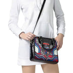 Newcastle Knights Shoulder Handbag The Scream of Lightning Eyes - Indigenous Dot Ripping Effect