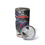 Newcastle Knights Tumbler Cup The Scream of Lightning Eyes - Indigenous Dot Ripping Effect