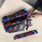 Newcastle Knights Umbrella The Scream of Lightning Eyes - Indigenous Dot Ripping Effect
