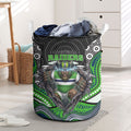 Canberra Raiders Laundry Basket The Scream of Lightning Eyes - Indigenous Dot Ripping Effect