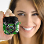 Canberra Raiders AirPods Case The Scream of Lightning Eyes - Indigenous Dot Ripping Effect