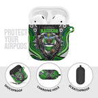 Canberra Raiders AirPods Case The Scream of Lightning Eyes - Indigenous Dot Ripping Effect