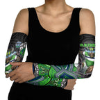 Canberra Raiders Arm Sleeves The Scream of Lightning Eyes - Indigenous Dot Ripping Effect