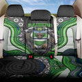 Canberra Raiders Back Car Seat Cover The Scream of Lightning Eyes - Indigenous Dot Ripping Effect