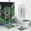 Canberra Raiders Bathroom Set The Scream of Lightning Eyes - Indigenous Dot Ripping Effect