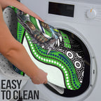 Canberra Raiders Bathroom Set The Scream of Lightning Eyes - Indigenous Dot Ripping Effect