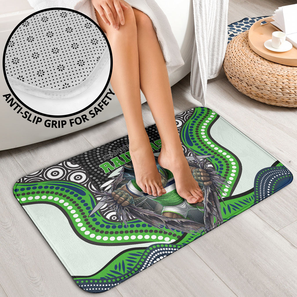 Canberra Raiders Bathroom Set The Scream of Lightning Eyes - Indigenous Dot Ripping Effect