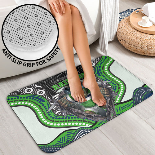 Canberra Raiders Bathroom Set The Scream of Lightning Eyes - Indigenous Dot Ripping Effect