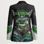 Canberra Raiders Blazer The Scream of Lightning Eyes - Indigenous Dot Ripping Effect
