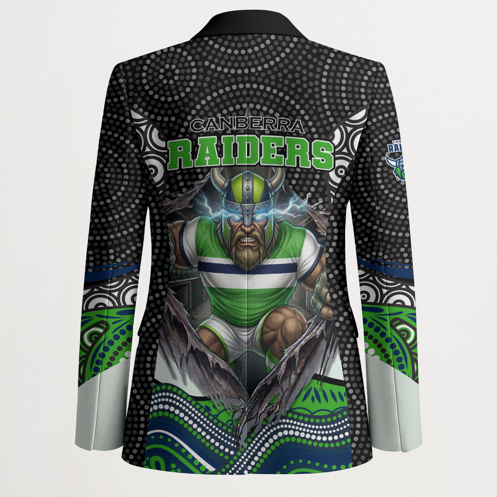 Canberra Raiders Blazer The Scream of Lightning Eyes - Indigenous Dot Ripping Effect