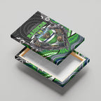 Canberra Raiders Canvas Wall Art The Scream of Lightning Eyes - Indigenous Dot Ripping Effect