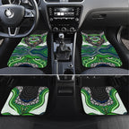 Canberra Raiders Car Mats The Scream of Lightning Eyes - Indigenous Dot Ripping Effect