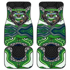 Canberra Raiders Car Mats The Scream of Lightning Eyes - Indigenous Dot Ripping Effect