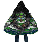 Canberra Raiders Cloak The Scream of Lightning Eyes - Indigenous Dot Ripping Effect