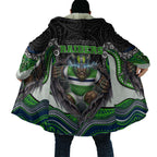 Canberra Raiders Cloak The Scream of Lightning Eyes - Indigenous Dot Ripping Effect