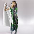 Canberra Raiders Hooded Blanket The Scream of Lightning Eyes - Indigenous Dot Ripping Effect