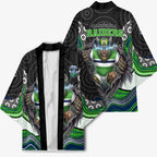 Canberra Raiders Kimono The Scream of Lightning Eyes - Indigenous Dot Ripping Effect