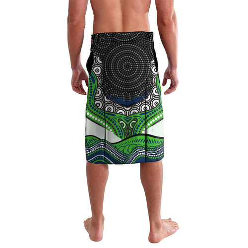 Canberra Raiders Lavalava The Scream of Lightning Eyes - Indigenous Dot Ripping Effect