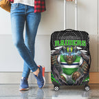 Canberra Raiders Luggage Cover The Scream of Lightning Eyes - Indigenous Dot Ripping Effect