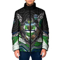 Canberra Raiders Padded Jacket The Scream of Lightning Eyes - Indigenous Dot Ripping Effect