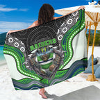 Canberra Raiders Sarong The Scream of Lightning Eyes - Indigenous Dot Ripping Effect