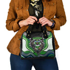 Canberra Raiders Shoulder Handbag The Scream of Lightning Eyes - Indigenous Dot Ripping Effect