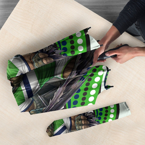 Canberra Raiders Umbrella The Scream of Lightning Eyes - Indigenous Dot Ripping Effect