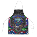 New Zealand Warriors Apron The Scream of Lightning Eyes - Indigenous Dot Ripping Effect