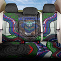 New Zealand Warriors Back Car Seat Cover The Scream of Lightning Eyes - Indigenous Dot Ripping Effect