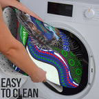 New Zealand Warriors Bathroom Set The Scream of Lightning Eyes - Indigenous Dot Ripping Effect