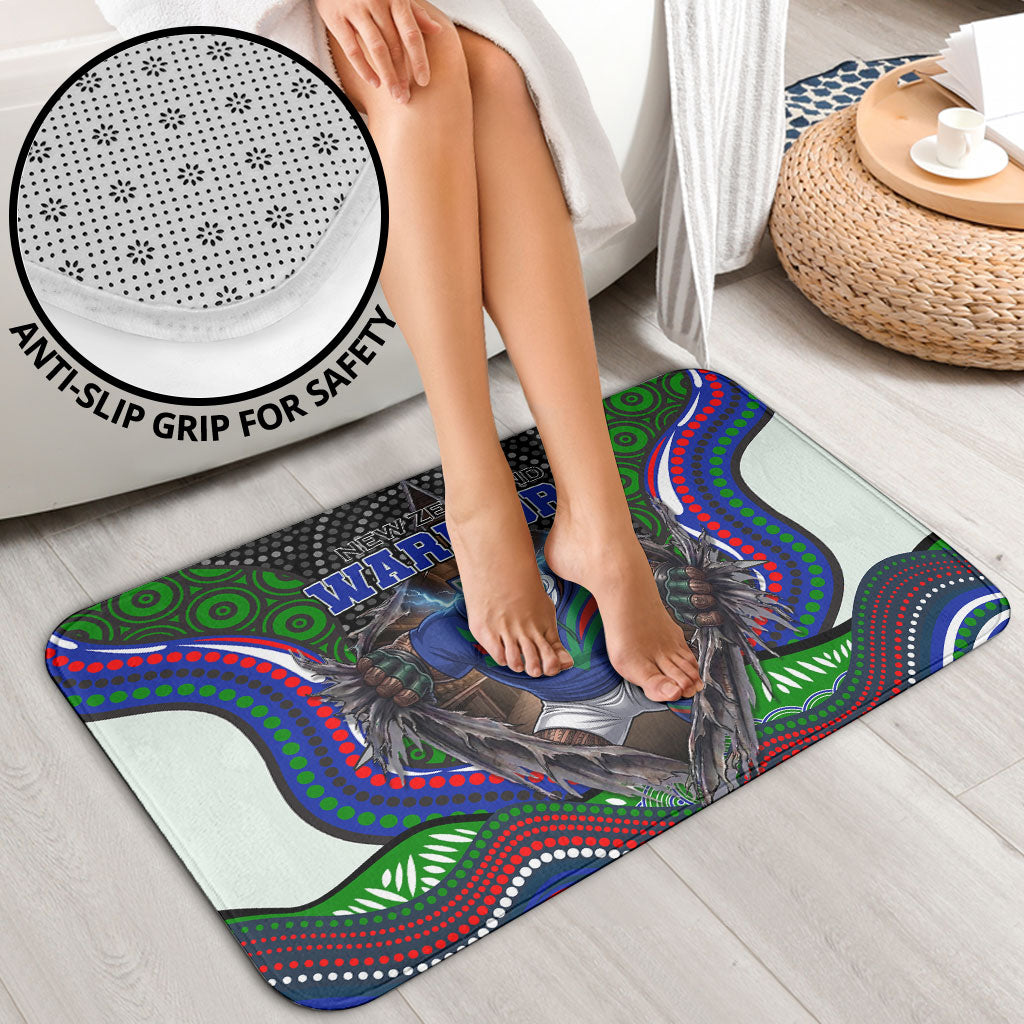 New Zealand Warriors Bathroom Set The Scream of Lightning Eyes - Indigenous Dot Ripping Effect