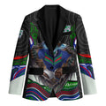 New Zealand Warriors Blazer The Scream of Lightning Eyes - Indigenous Dot Ripping Effect