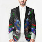 New Zealand Warriors Blazer The Scream of Lightning Eyes - Indigenous Dot Ripping Effect