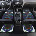New Zealand Warriors Car Mats The Scream of Lightning Eyes - Indigenous Dot Ripping Effect