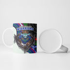New Zealand Warriors Ceramic Mug The Scream of Lightning Eyes - Indigenous Dot Ripping Effect