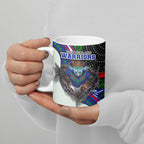 New Zealand Warriors Ceramic Mug The Scream of Lightning Eyes - Indigenous Dot Ripping Effect