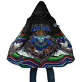 New Zealand Warriors Cloak The Scream of Lightning Eyes - Indigenous Dot Ripping Effect