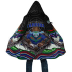 New Zealand Warriors Cloak The Scream of Lightning Eyes - Indigenous Dot Ripping Effect
