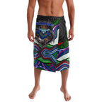 New Zealand Warriors Lavalava The Scream of Lightning Eyes - Indigenous Dot Ripping Effect
