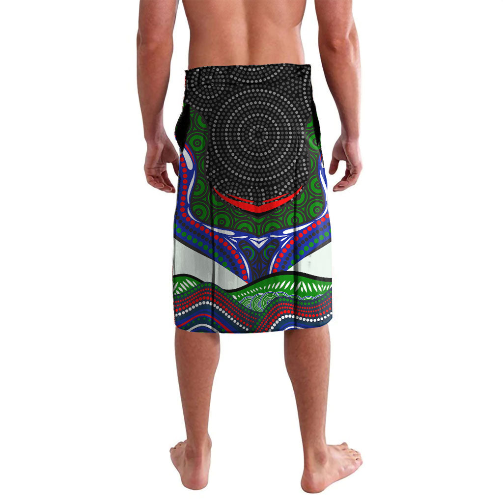 New Zealand Warriors Lavalava The Scream of Lightning Eyes - Indigenous Dot Ripping Effect
