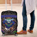 New Zealand Warriors Luggage Cover The Scream of Lightning Eyes - Indigenous Dot Ripping Effect