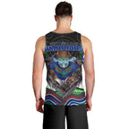 New Zealand Warriors Men Tank Top The Scream of Lightning Eyes - Indigenous Dot Ripping Effect
