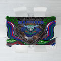 New Zealand Warriors Tablecloth The Scream of Lightning Eyes - Indigenous Dot Ripping Effect