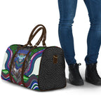 New Zealand Warriors Travel Bag The Scream of Lightning Eyes - Indigenous Dot Ripping Effect