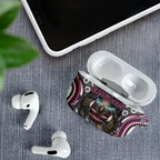 Manly Warringah Sea Eagles AirPods Case The Scream of Lightning Eyes - Indigenous Dot Ripping Effect