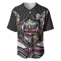 Manly Warringah Sea Eagles Baseball Jersey The Scream of Lightning Eyes - Indigenous Dot Ripping Effect
